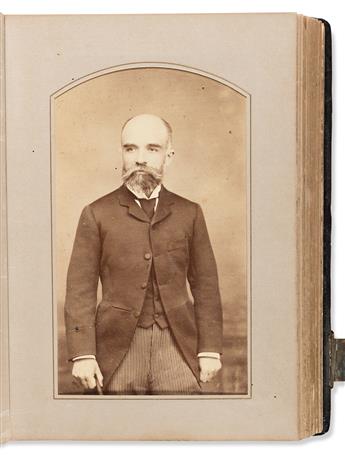 MATHEW BRADY (1822-1896) An album titled Delegates to the International American Conference with 44 photographs.